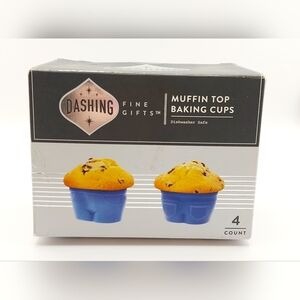 Dashing‎ Gifts Silicone Cupcake Baking Cups | Muffin Tops Set of 4